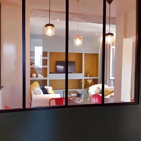 Daire Design Rouen-gare Avec Parking Prive *